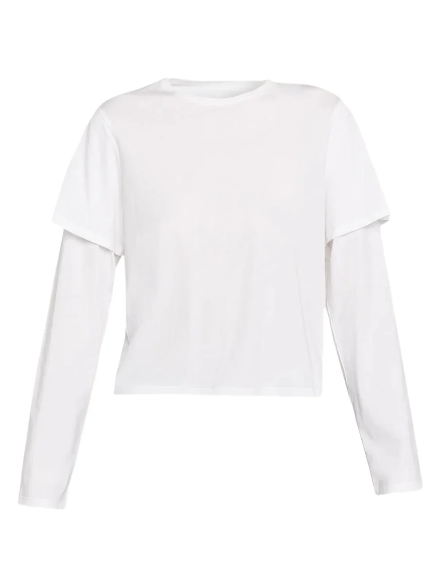 STILL HERE Layered Crewneck Tee