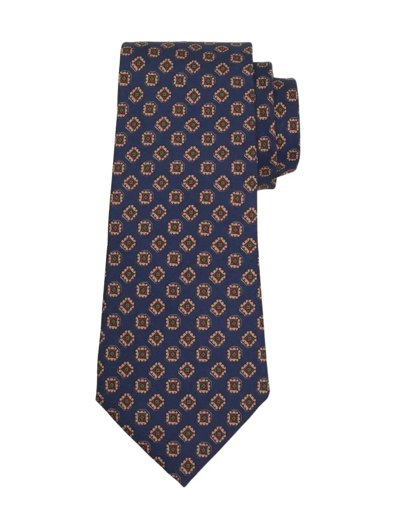 Men's Geometric Jacquard Silk Tie Men's Geometric Jacquard Silk Tie