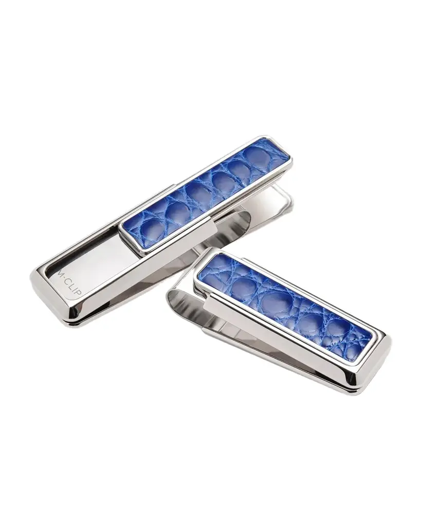 M Clip Monterey Alligator Money Clip