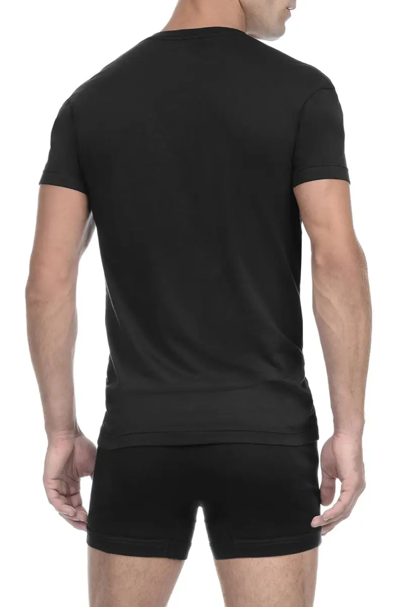 2XIST Pima Slim-Fit Deep V-Neck T-Shirt | Thumbnail 4