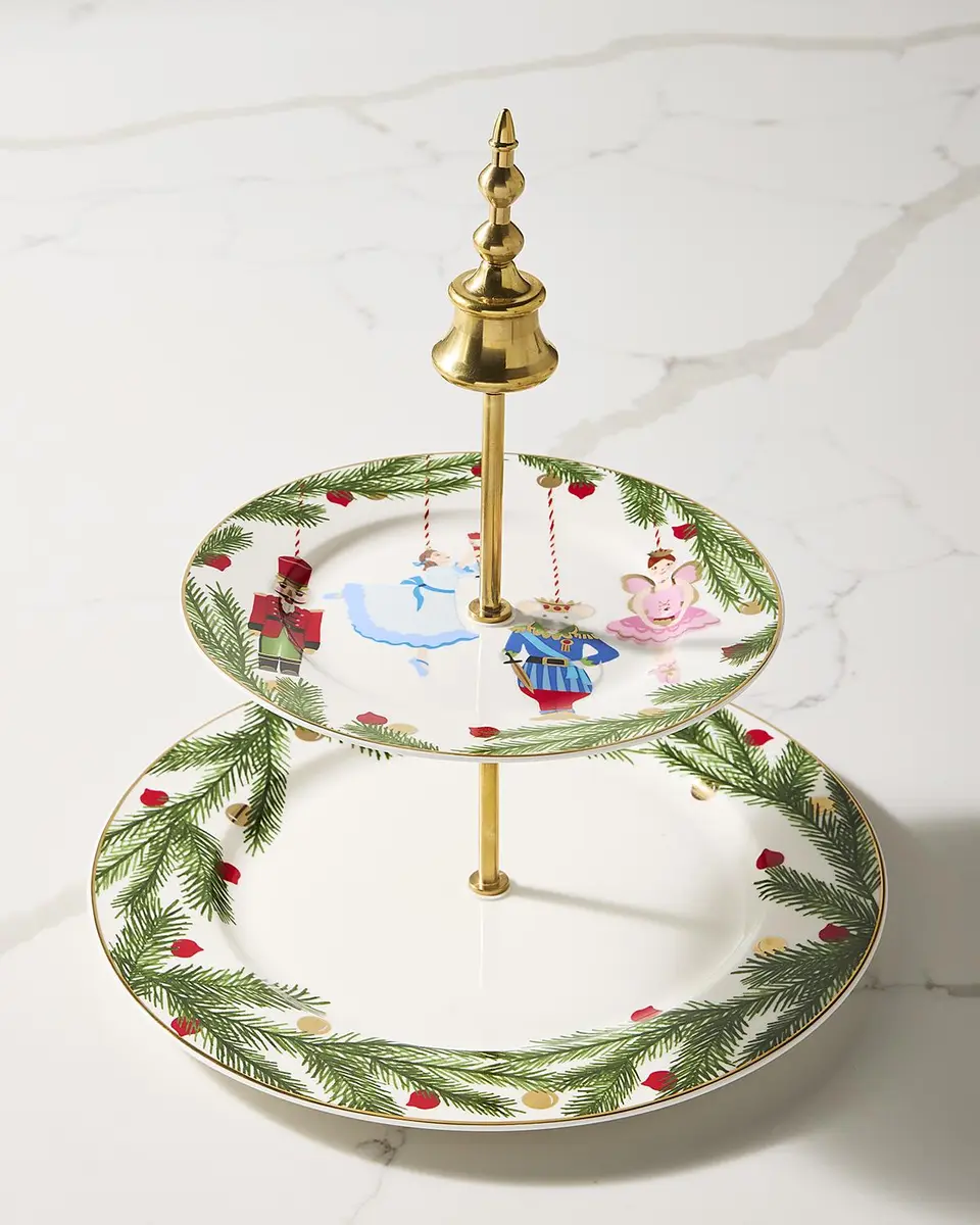 Neiman Marcus Nutcracker 2-Tier Sweet Stand | Thumbnail 2 Neiman Marcus Nutcracker 2-Tier Sweet Stand | Thumbnail 2