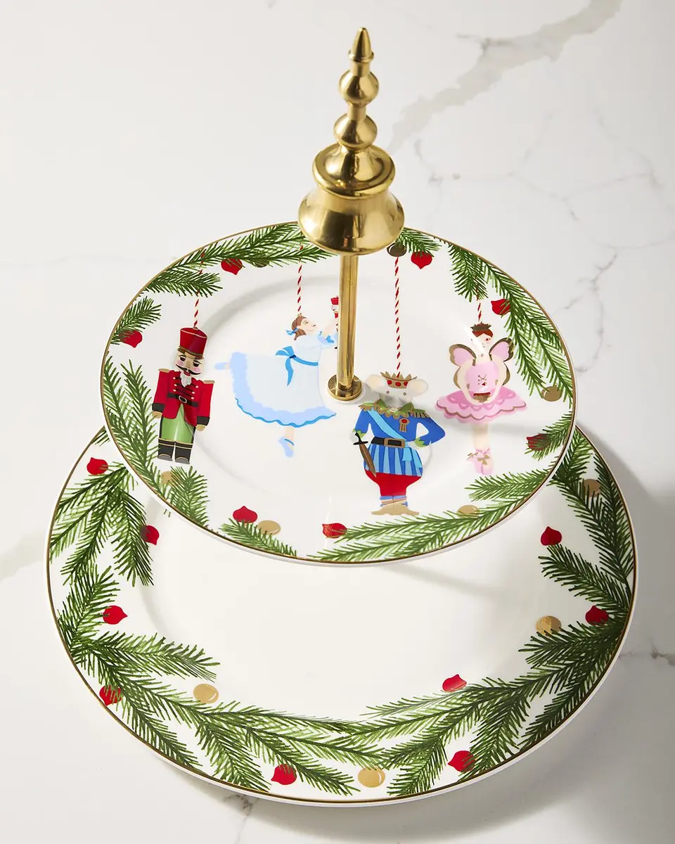 Neiman Marcus Nutcracker 2-Tier Sweet Stand | Thumbnail 3 Neiman Marcus Nutcracker 2-Tier Sweet Stand | Thumbnail 3