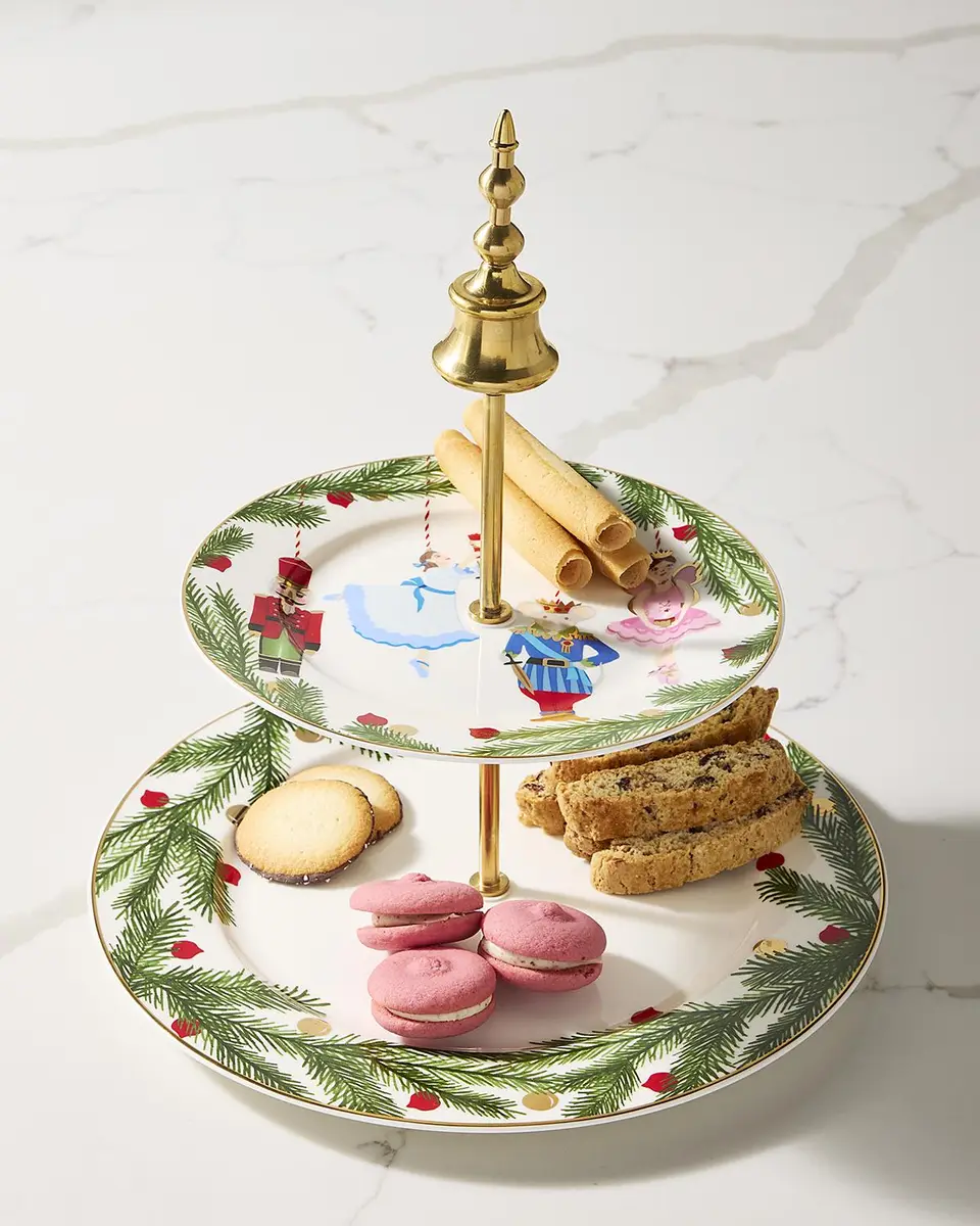 Neiman Marcus Nutcracker 2-Tier Sweet Stand