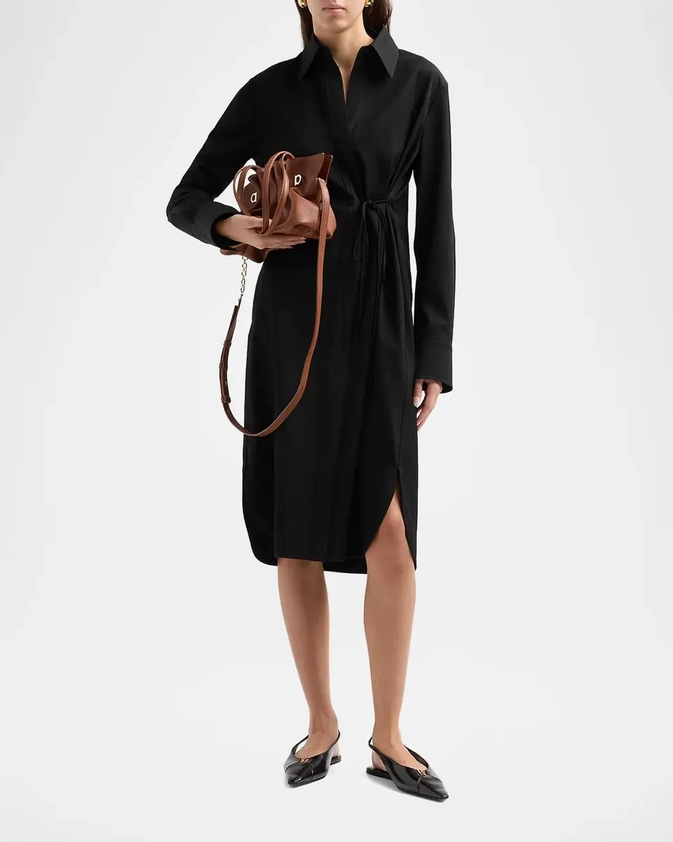 Ferragamo Soft Grain Leather Shoulder Bag | Thumbnail 5