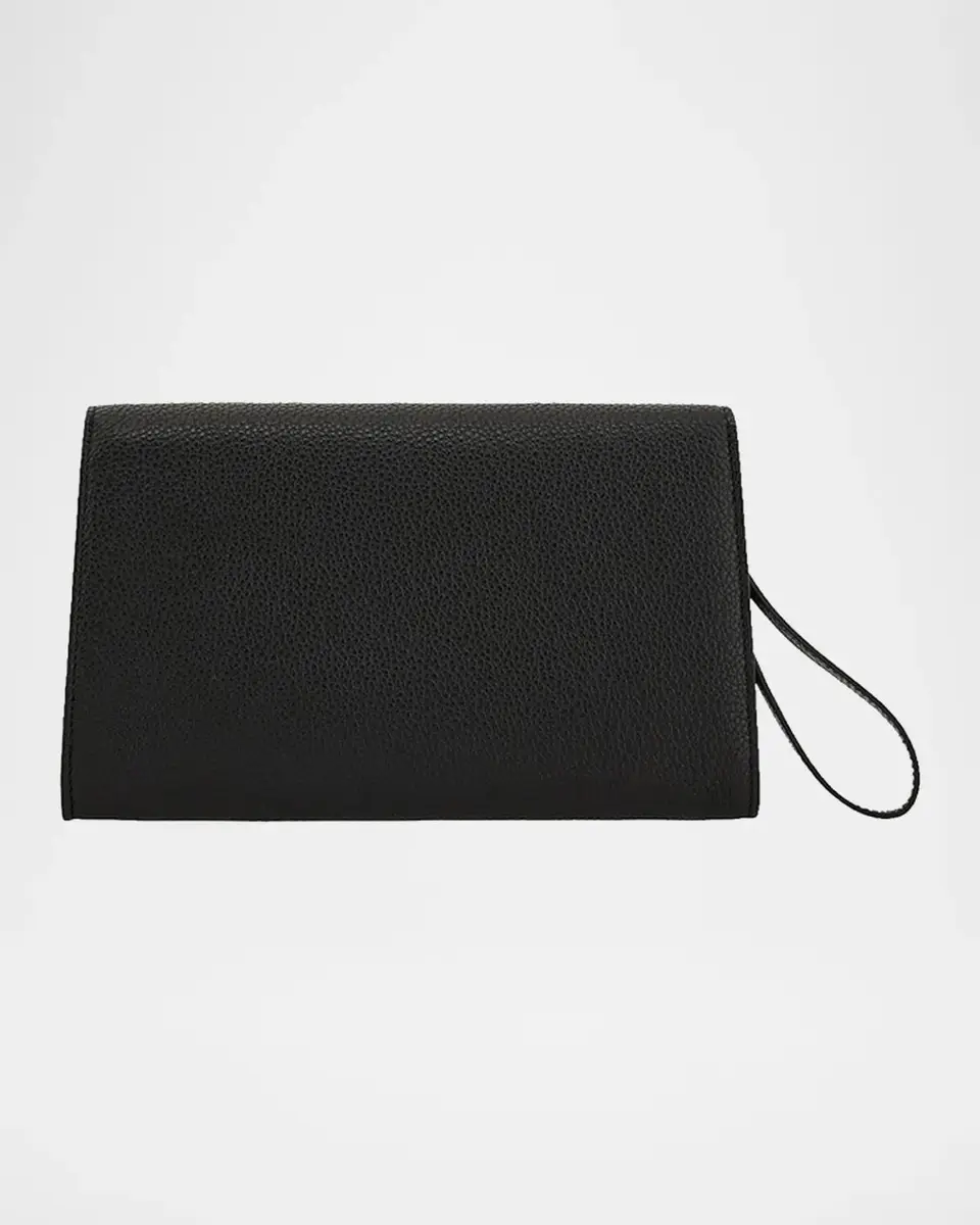 Ferragamo Double Gancini Leather Clutch | Thumbnail 3 Ferragamo Double Gancini Leather Clutch | Thumbnail 3