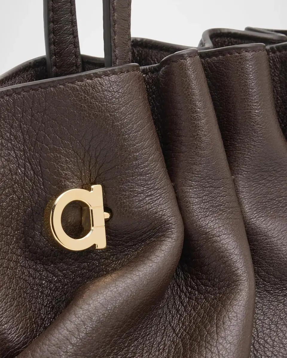 Ferragamo Hug Leather Shoulder Bag | Thumbnail 3 Ferragamo Hug Leather Shoulder Bag | Thumbnail 3
