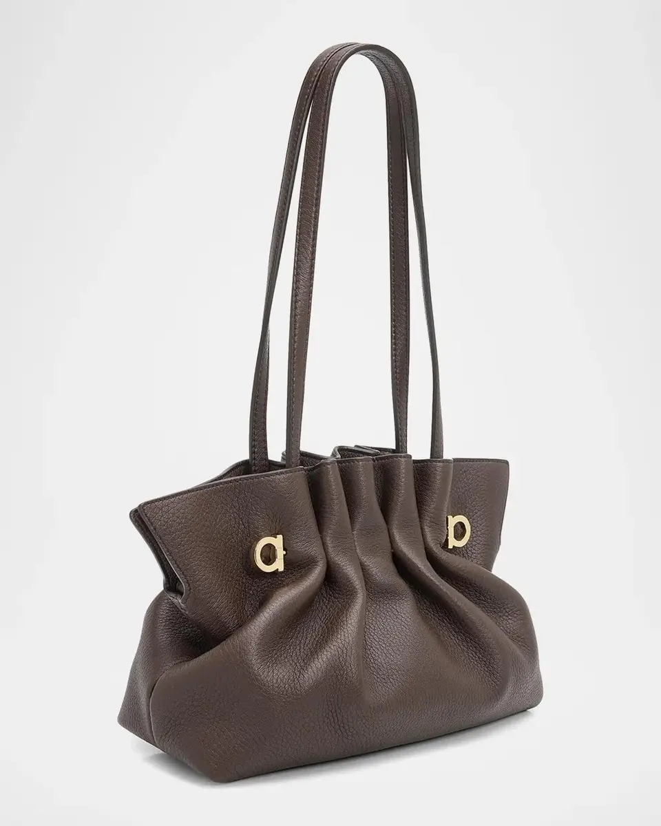 Ferragamo Hug Leather Shoulder Bag | Thumbnail 4 Ferragamo Hug Leather Shoulder Bag | Thumbnail 4