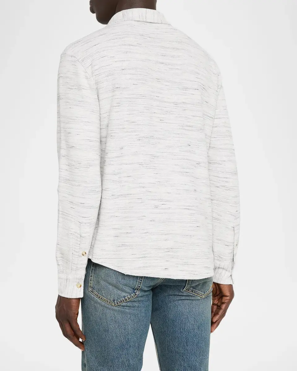 Robert Graham Men's Burstead Heathered Overshirt | Thumbnail 3