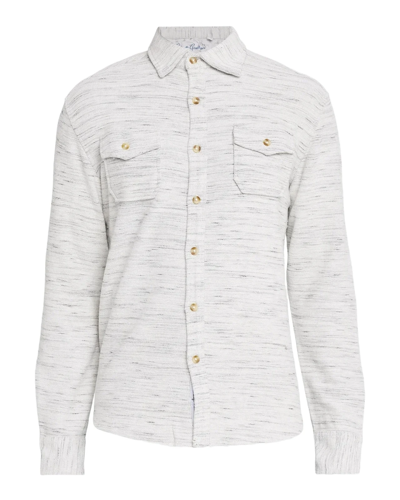 Robert Graham Men's Burstead Heathered Overshirt