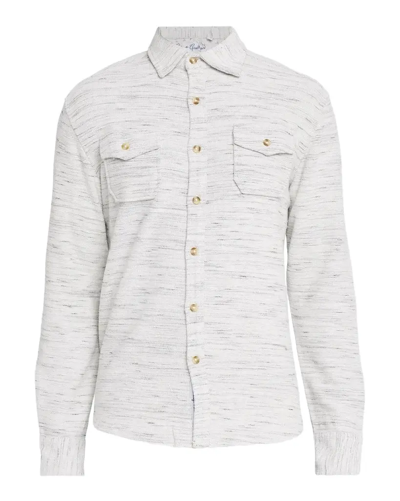 Robert Graham Men's Burstead Heathered Overshirt
