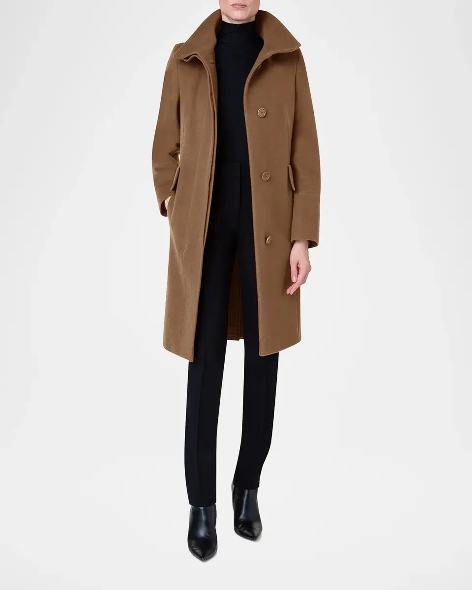 Akris punto Duffle Knee-Length Wool Coat | Thumbnail 2 Akris punto Duffle Knee-Length Wool Coat | Thumbnail 2
