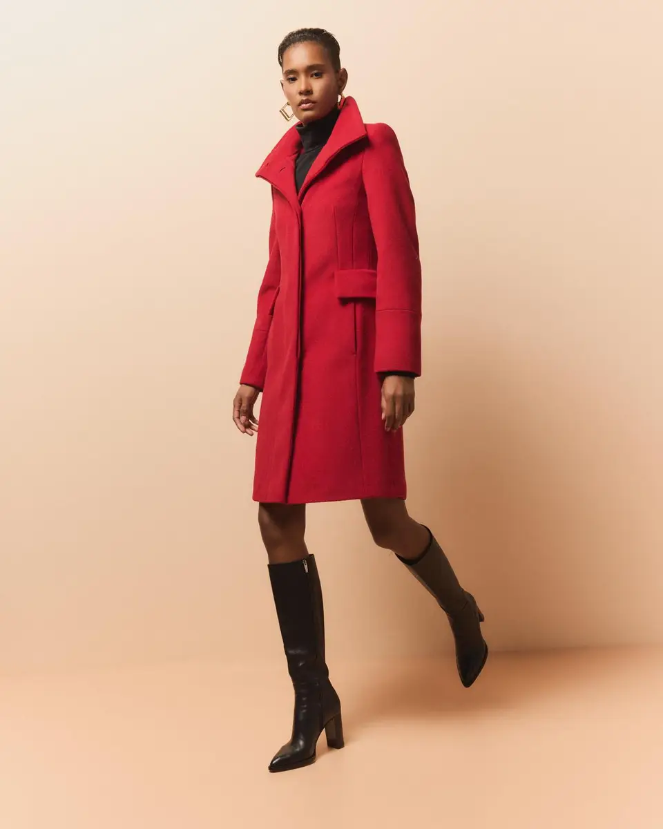 Akris punto Duffle Knee-Length Wool Coat | Thumbnail 5 Akris punto Duffle Knee-Length Wool Coat | Thumbnail 5