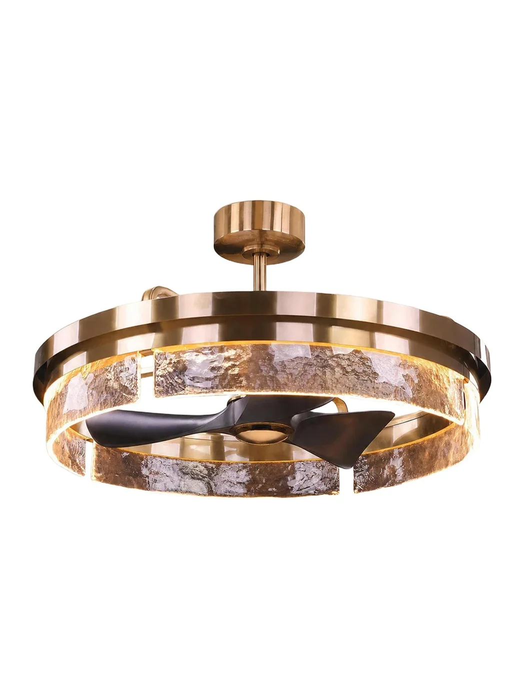 Sinclair 34" LED Chandelier with Fan Sinclair 34" LED Chandelier with Fan