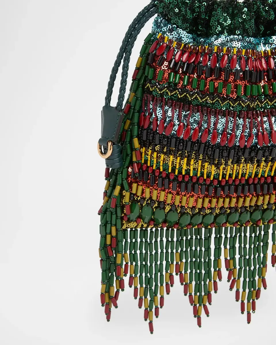 Etro Kalispera Bead & Sequin Sack Shoulder Bag | Thumbnail 6 Etro Kalispera Bead & Sequin Sack Shoulder Bag | Thumbnail 6