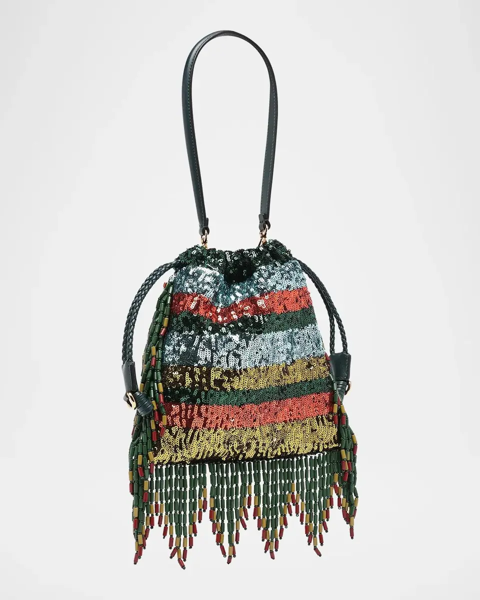Etro Kalispera Bead & Sequin Sack Shoulder Bag | Thumbnail 7 Etro Kalispera Bead & Sequin Sack Shoulder Bag | Thumbnail 7