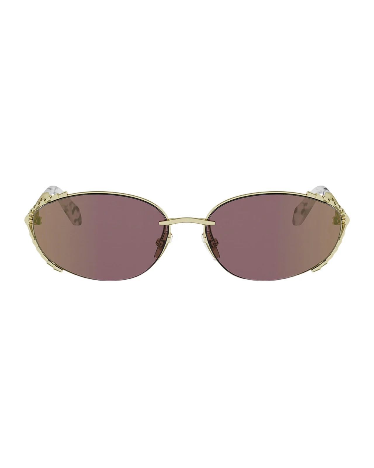 Serpenti 62mm Metal Oval Sunglasses Serpenti 62mm Metal Oval Sunglasses