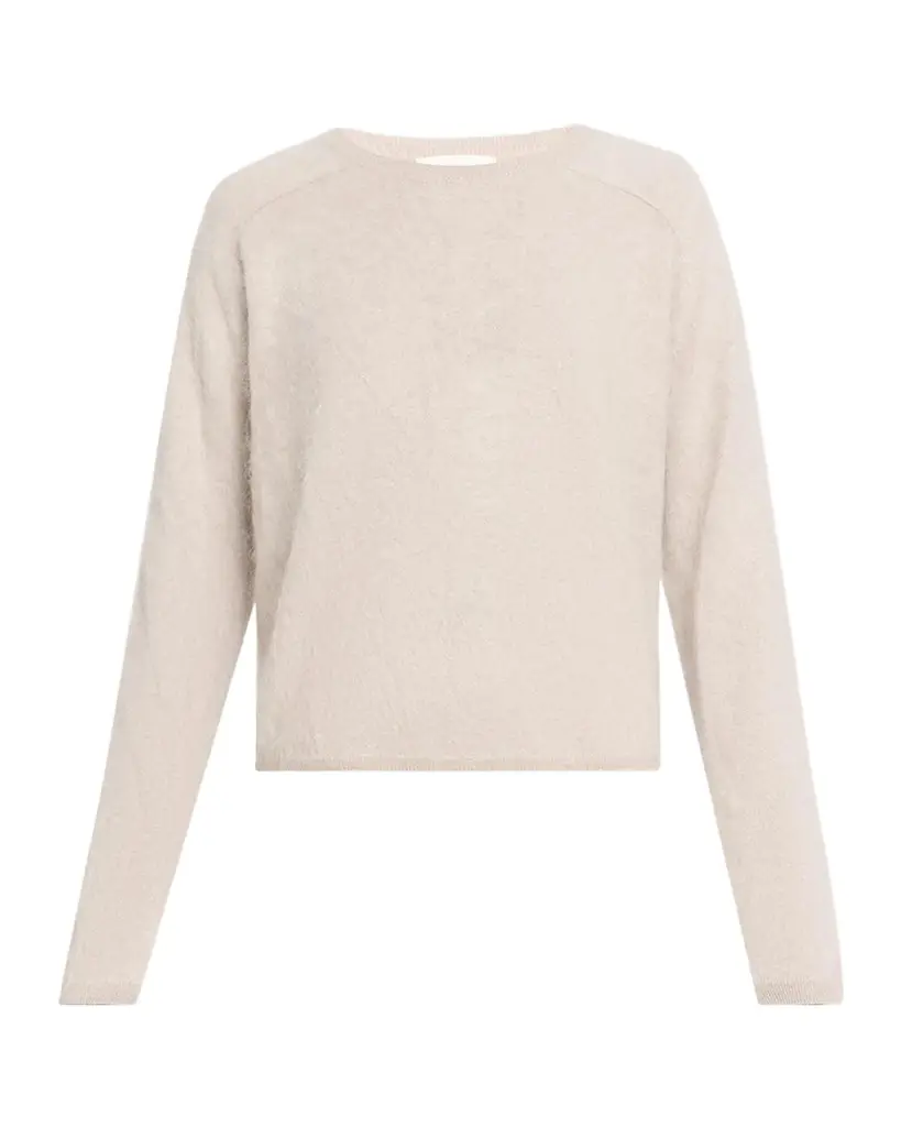 Lexia Mock-Neck Cashmere Short-Sleeve Sweater Lexia Mock-Neck Cashmere Short-Sleeve Sweater