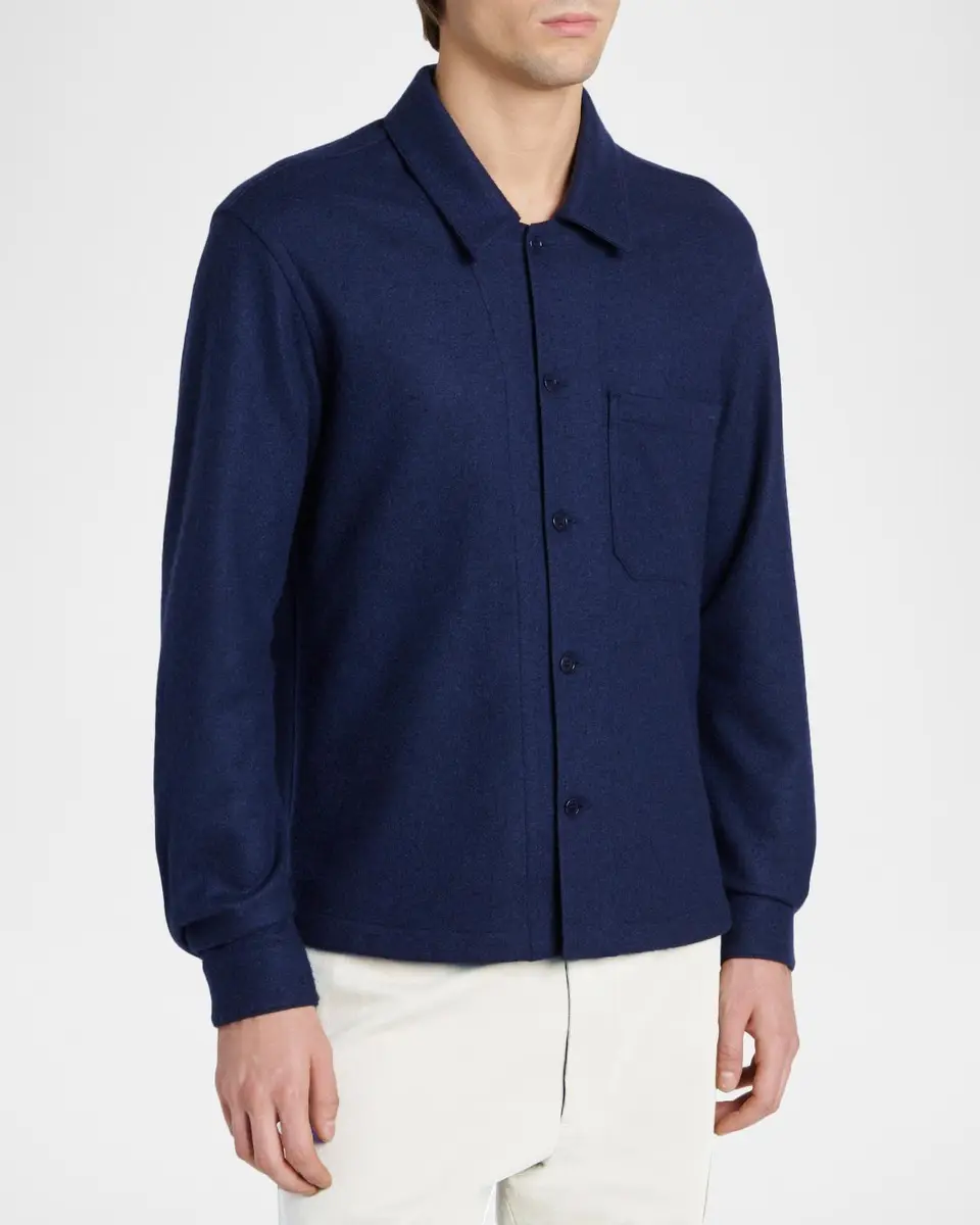 TOM FORD Boutique Men's Cashmere Overshirt | Thumbnail 4
