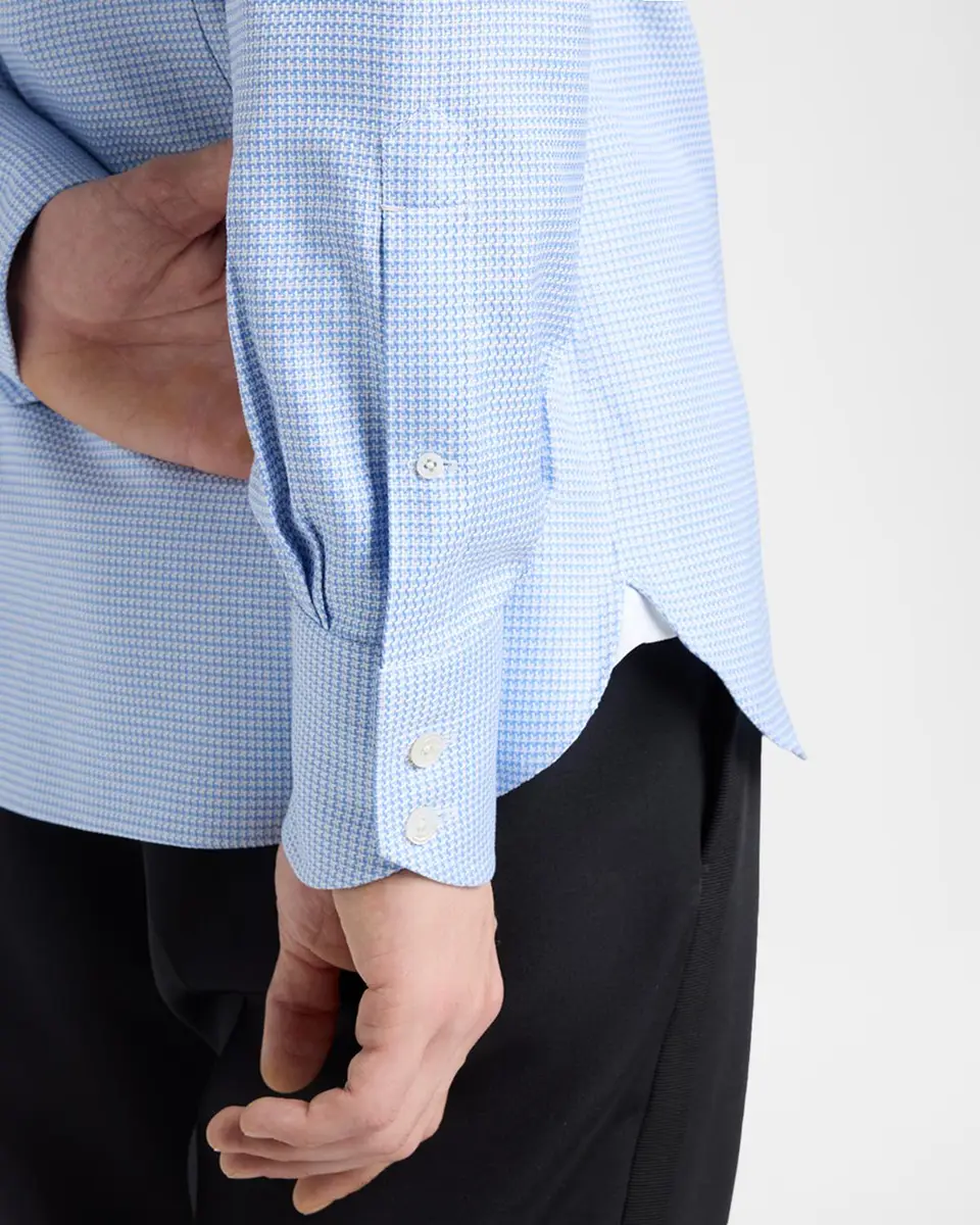 TOM FORD Boutique Men's Cotton Pique Jacquard Dress Shirt | Thumbnail 5