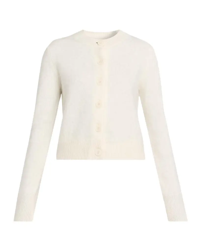 Azalea Brushed Cashmere Cardigan Sweater Azalea Brushed Cashmere Cardigan Sweater
