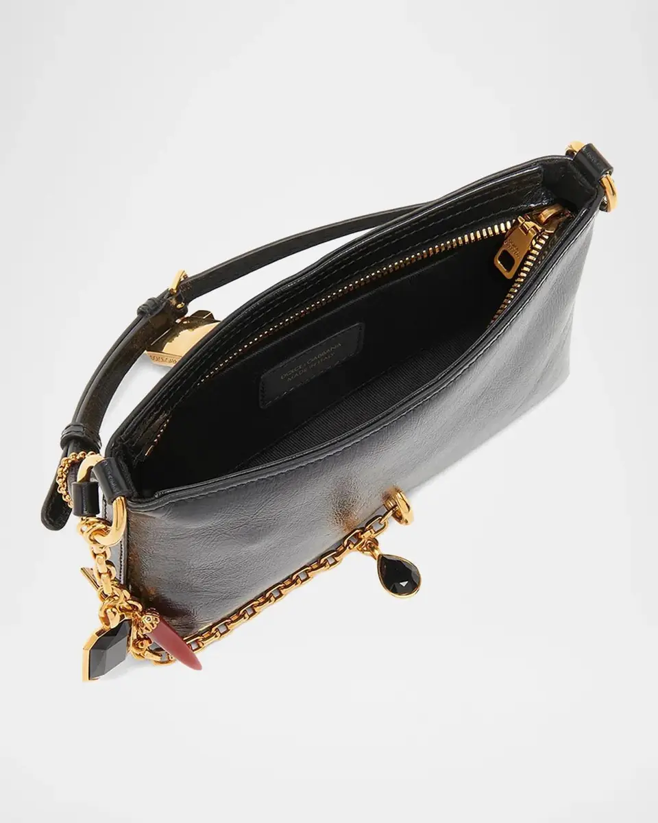 Dolce & Gabbana Vittoria Leather Shoulder Bag | Thumbnail 3