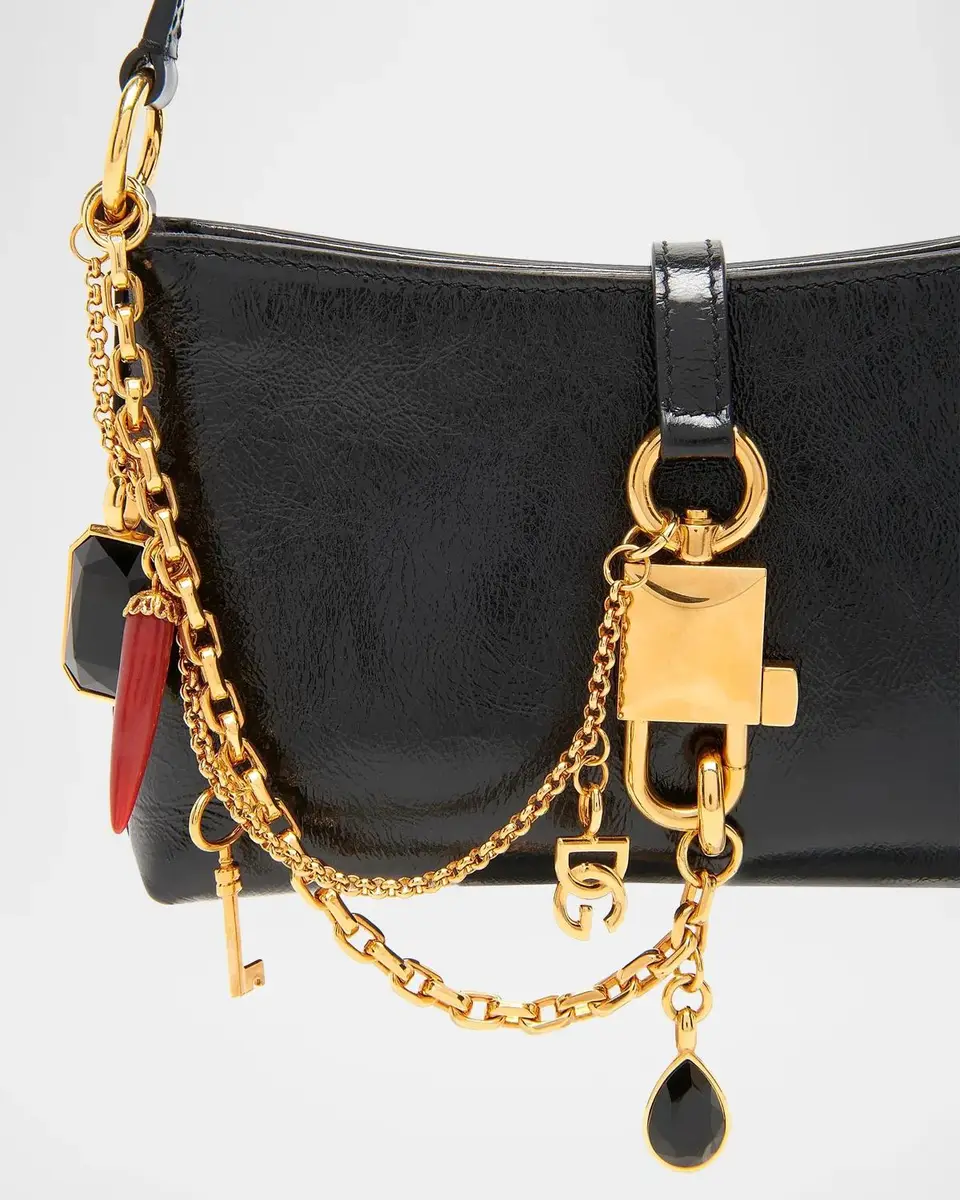 Dolce & Gabbana Vittoria Leather Shoulder Bag | Thumbnail 5