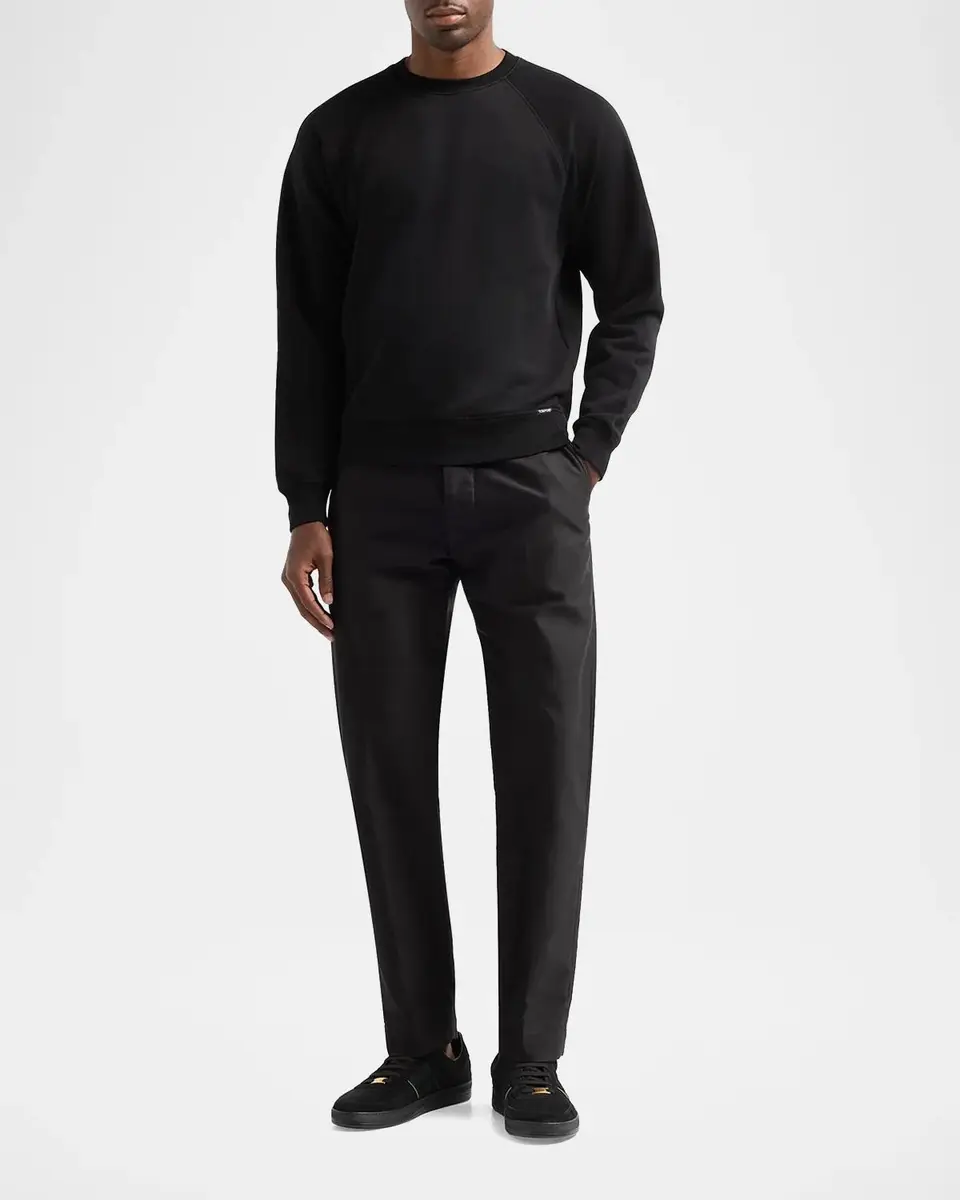 Tom Ford Men's Crewneck Cotton Sweatshirt | Thumbnail 2 Tom Ford Men's Crewneck Cotton Sweatshirt | Thumbnail 2