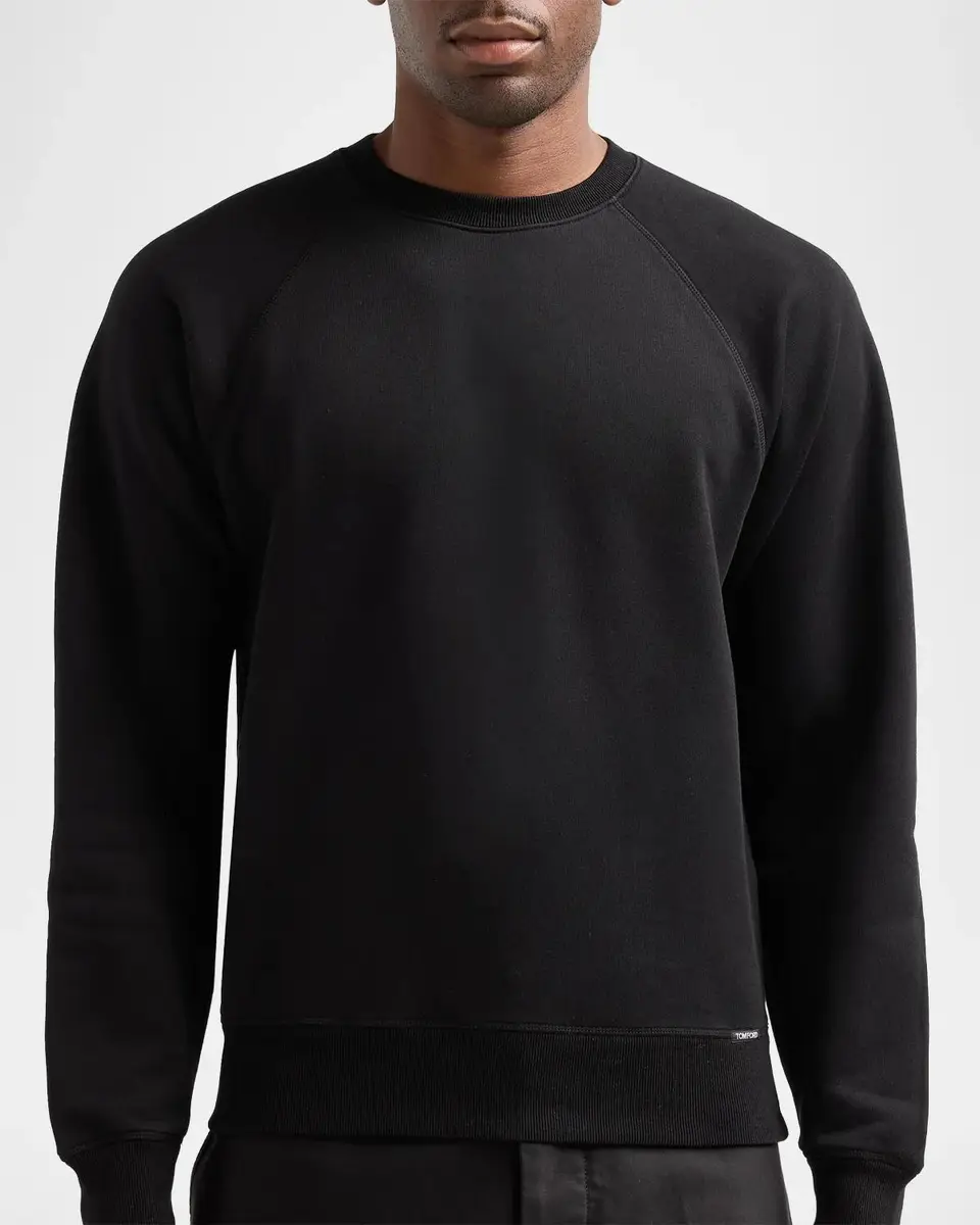 Tom Ford Men's Crewneck Cotton Sweatshirt | Thumbnail 5 Tom Ford Men's Crewneck Cotton Sweatshirt | Thumbnail 5