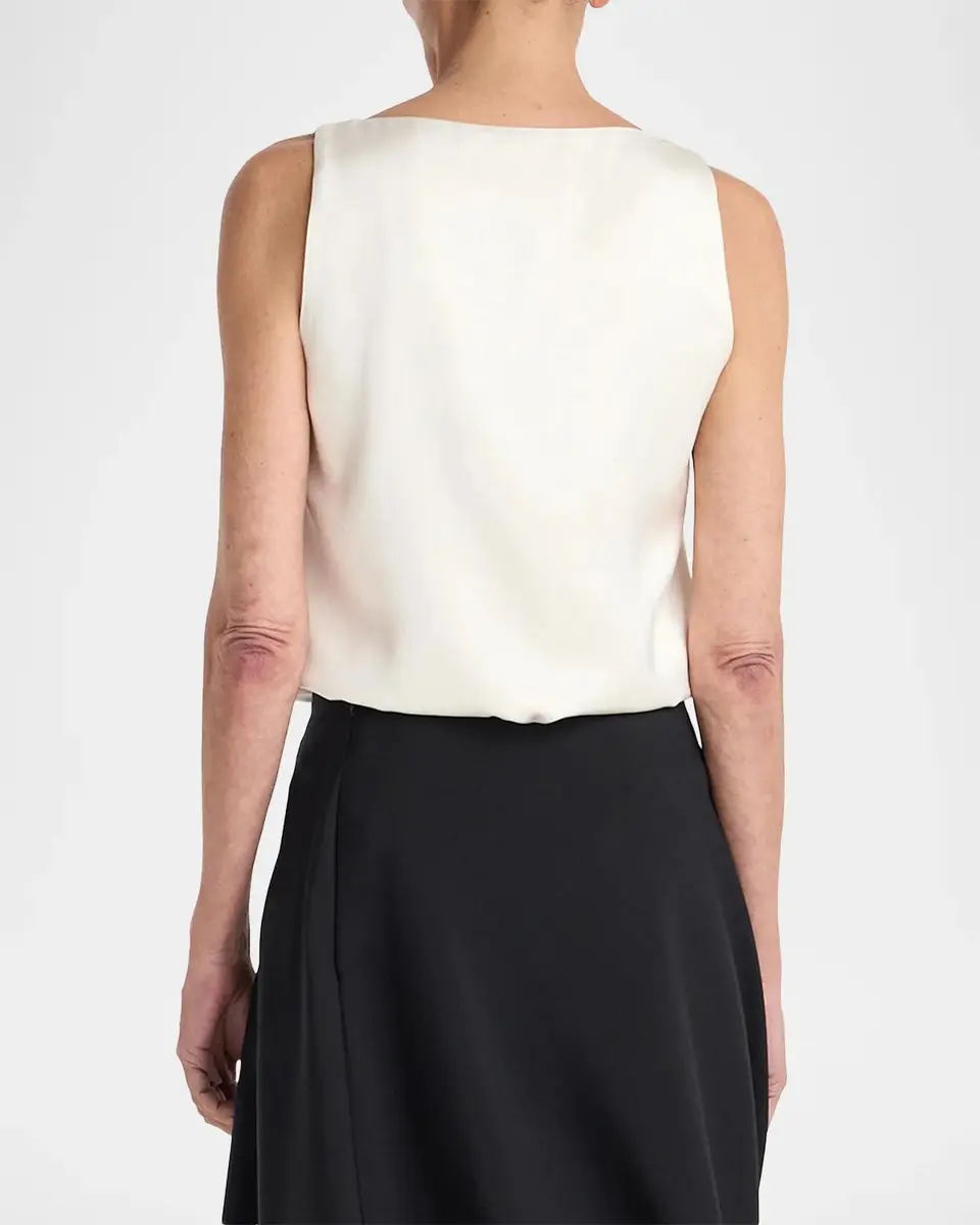 RÓHE Satin Scoopneck Sleeveless Top | Thumbnail 3 RÓHE Satin Scoopneck Sleeveless Top | Thumbnail 3