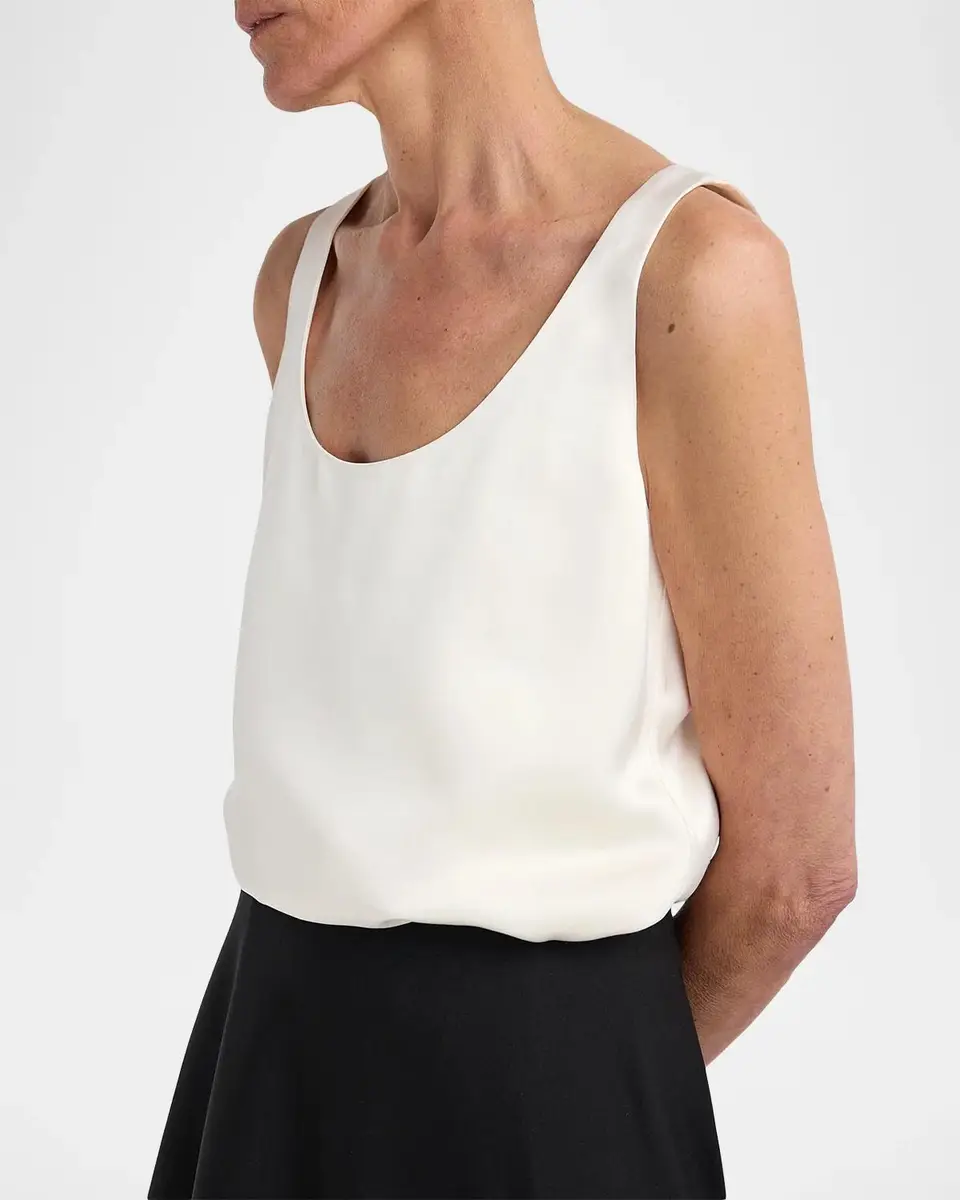 RÓHE Satin Scoopneck Sleeveless Top | Thumbnail 5 RÓHE Satin Scoopneck Sleeveless Top | Thumbnail 5