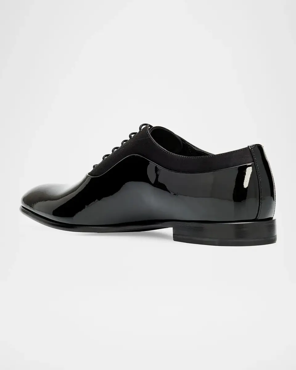 Dolce & Gabbana Men's Patent Leather Oxfords | Thumbnail 2 Dolce & Gabbana Men's Patent Leather Oxfords | Thumbnail 2