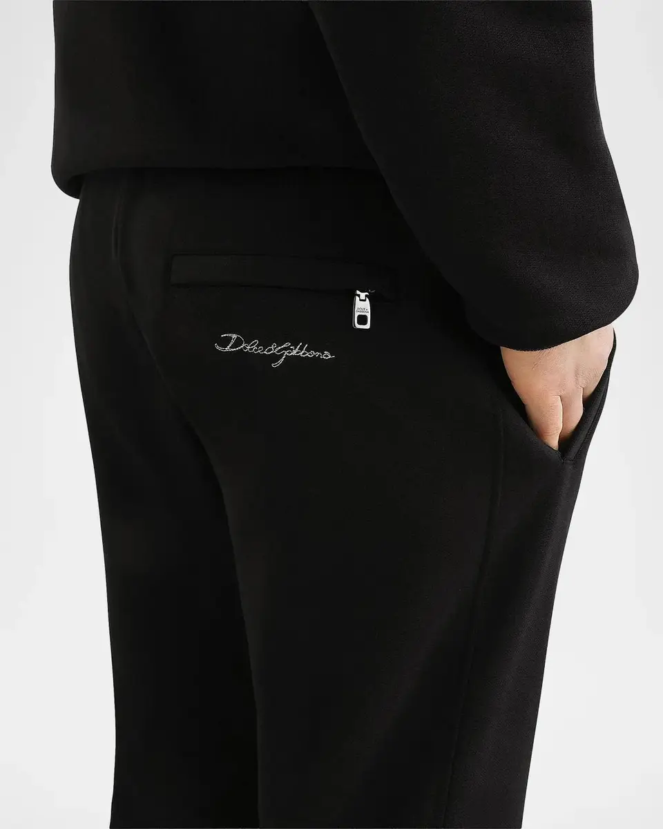 Dolce & Gabbana Men's Logo Cotton Drawstring Pants | Thumbnail 5 Dolce & Gabbana Men's Logo Cotton Drawstring Pants | Thumbnail 5