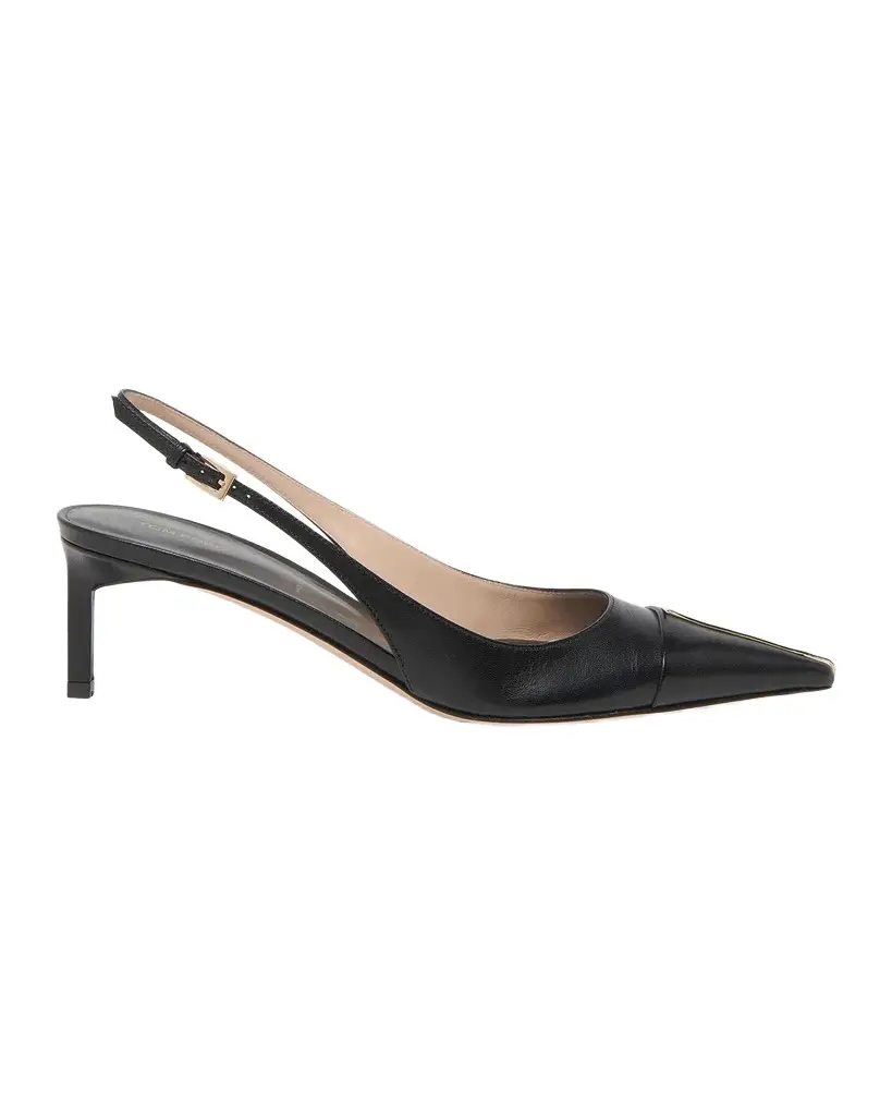 Tom Ford 55mm Shiny Kid Leather Slingback Pumps