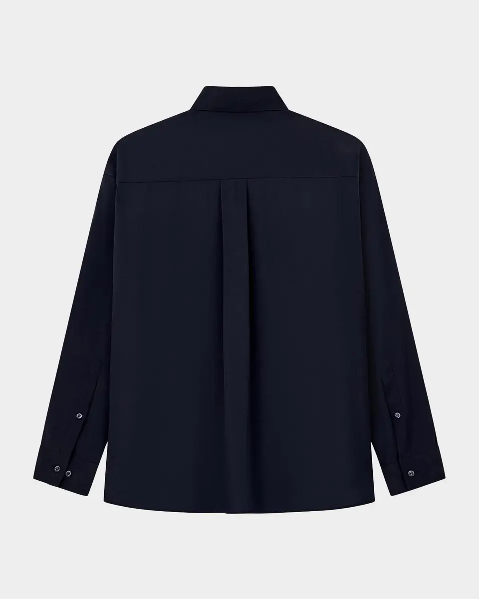 Emporio Armani Men's Solid Pocket Button-Front Shirt | Thumbnail 2 Emporio Armani Men's Solid Pocket Button-Front Shirt | Thumbnail 2