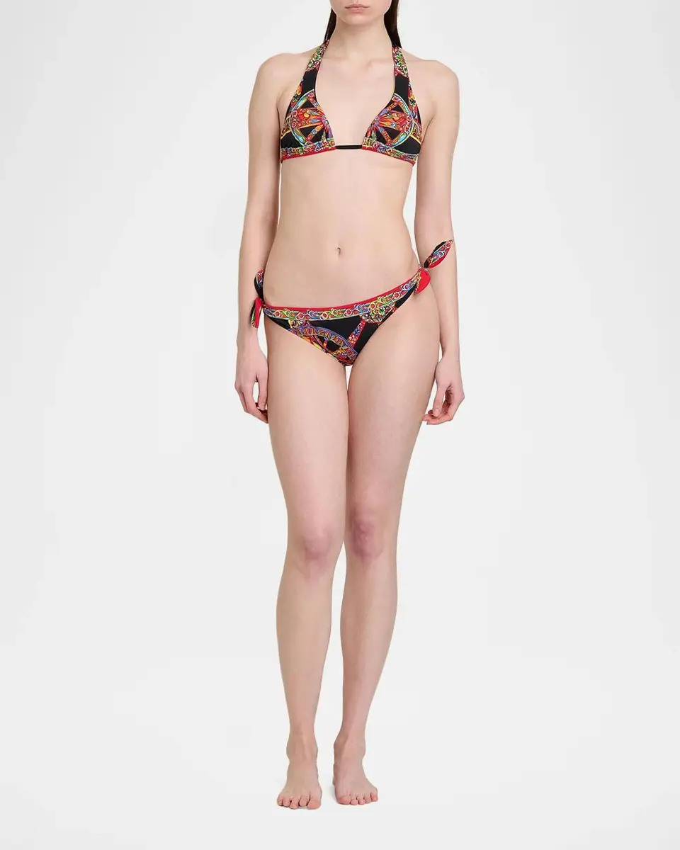 Dolce & Gabbana St. Carretto Printed Bikini | Thumbnail 2 Dolce & Gabbana St. Carretto Printed Bikini | Thumbnail 2