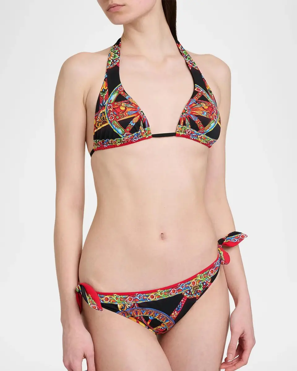 Dolce & Gabbana St. Carretto Printed Bikini | Thumbnail 5 Dolce & Gabbana St. Carretto Printed Bikini | Thumbnail 5