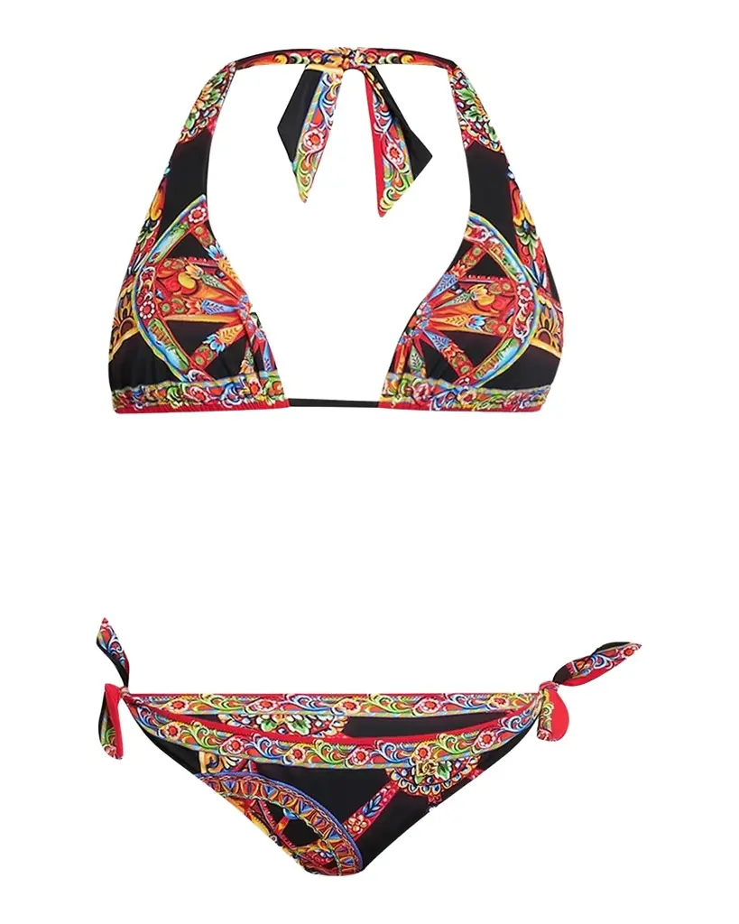 Dolce & Gabbana St. Carretto Printed Bikini