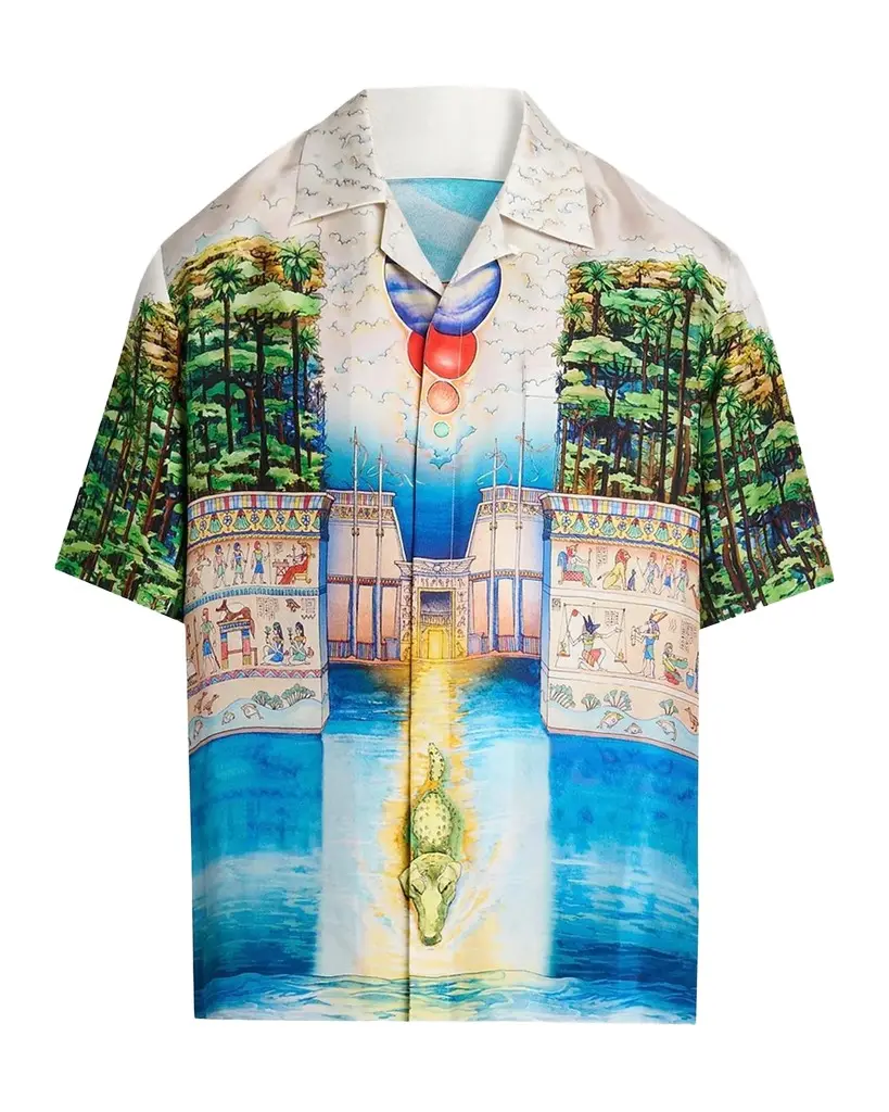 Men's Trompe L 'Oeil Camp Shirt Men's Trompe L 'Oeil Camp Shirt