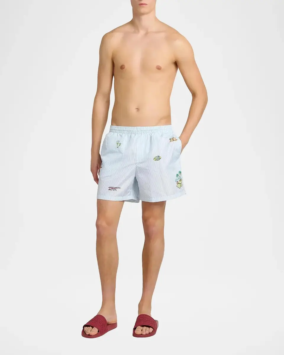 Casablanca Men's Printed Swim Shorts | Thumbnail 2 Casablanca Men's Printed Swim Shorts | Thumbnail 2