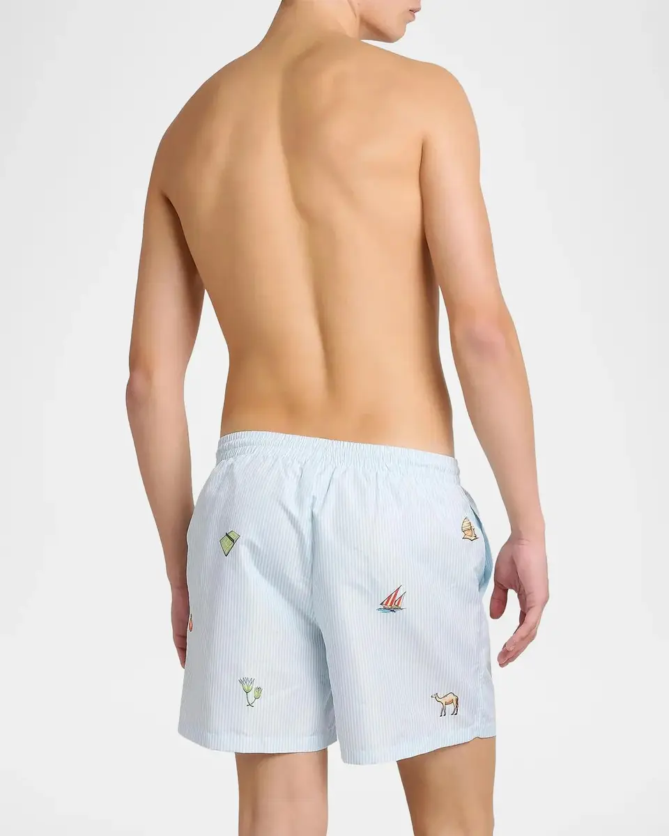 Casablanca Men's Printed Swim Shorts | Thumbnail 3 Casablanca Men's Printed Swim Shorts | Thumbnail 3