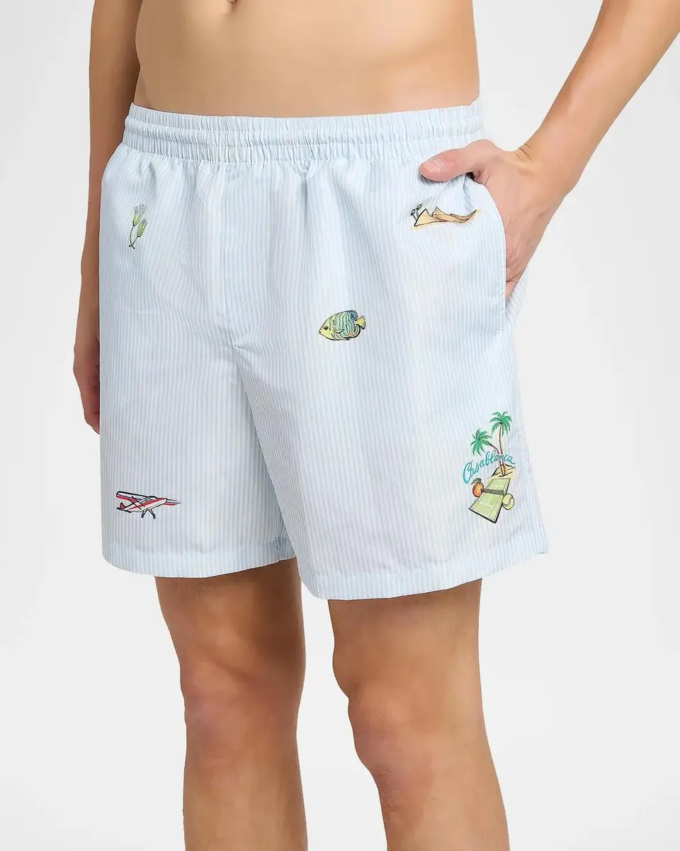 Casablanca Men's Printed Swim Shorts | Thumbnail 5 Casablanca Men's Printed Swim Shorts | Thumbnail 5
