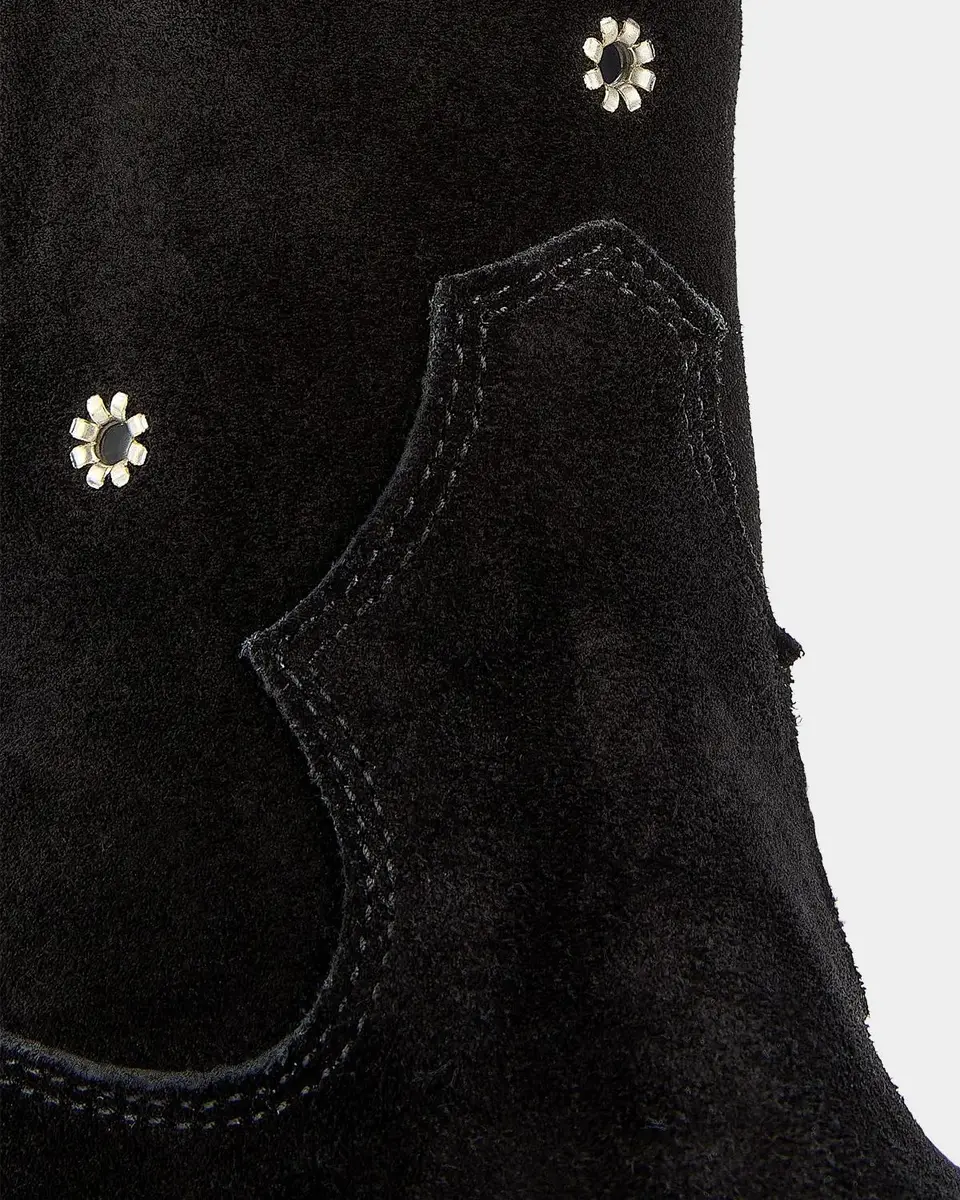 Isabel Marant Duerto 40MM Grommet Suede Cowboy Boots | Thumbnail 3