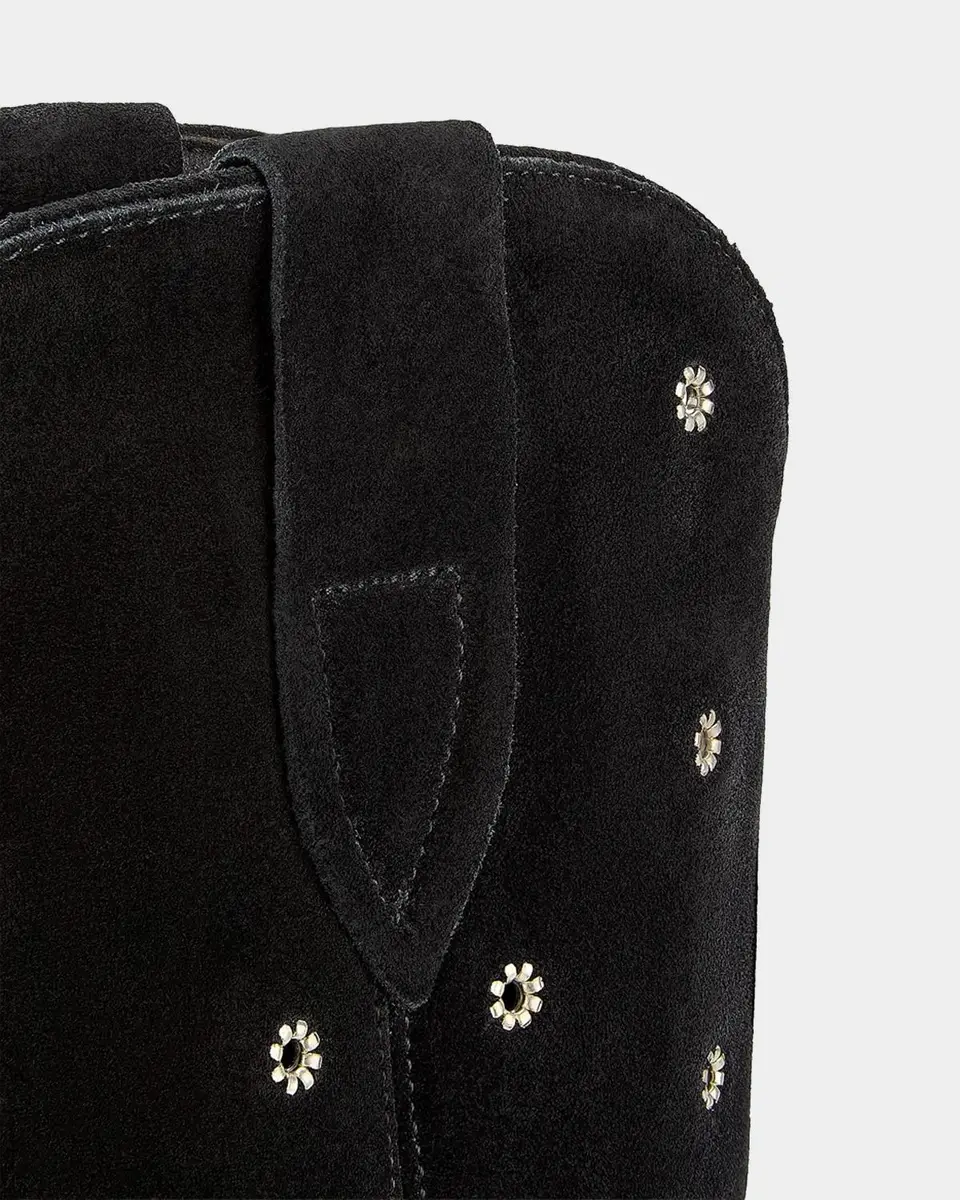 Isabel Marant Duerto 40MM Grommet Suede Cowboy Boots | Thumbnail 6