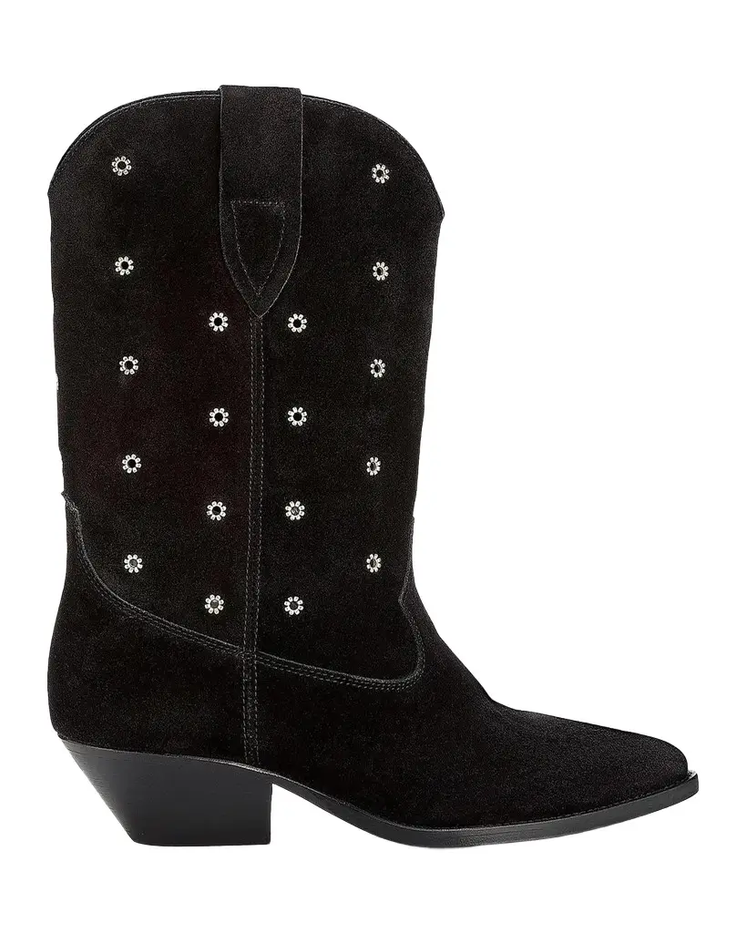 Duerto 40MM Grommet Suede Cowboy Boots