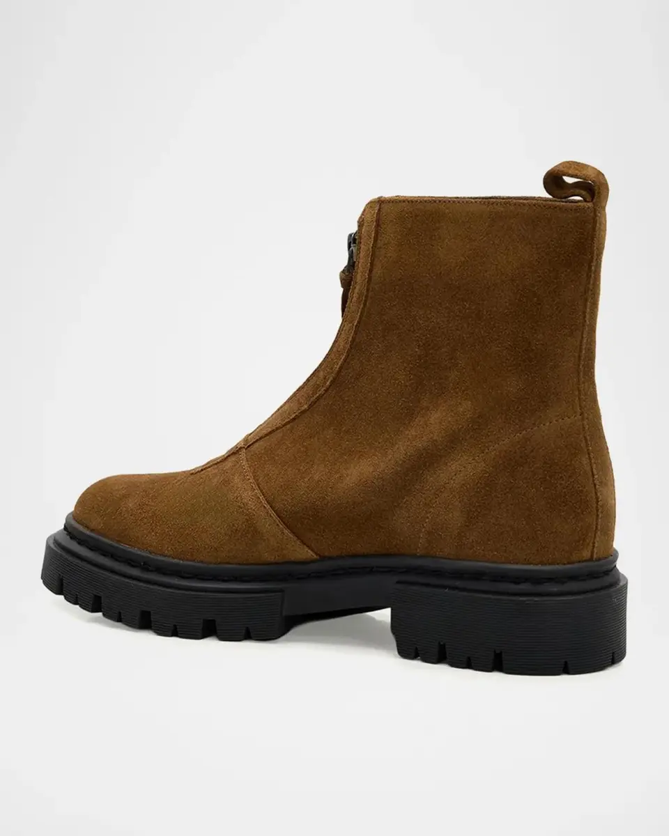 Staud Miles 50MM Suede Ankle Boots | Thumbnail 4 Staud Miles 50MM Suede Ankle Boots | Thumbnail 4