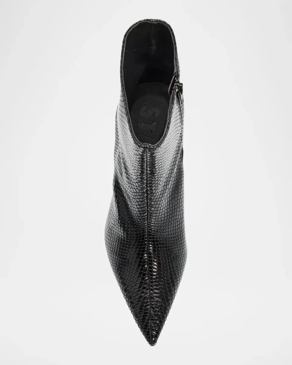 Staud Sebastian Snake-Embossed Leather Ankle Boots | Thumbnail 6 Staud Sebastian Snake-Embossed Leather Ankle Boots | Thumbnail 6