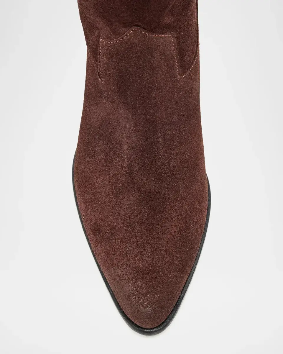 Staud 55mm Monty Suede Cowboy Boots | Thumbnail 6 Staud 55mm Monty Suede Cowboy Boots | Thumbnail 6