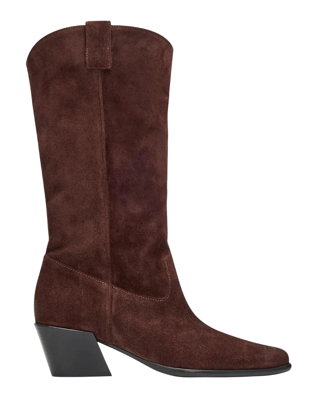 Staud 55mm Monty Suede Cowboy Boots