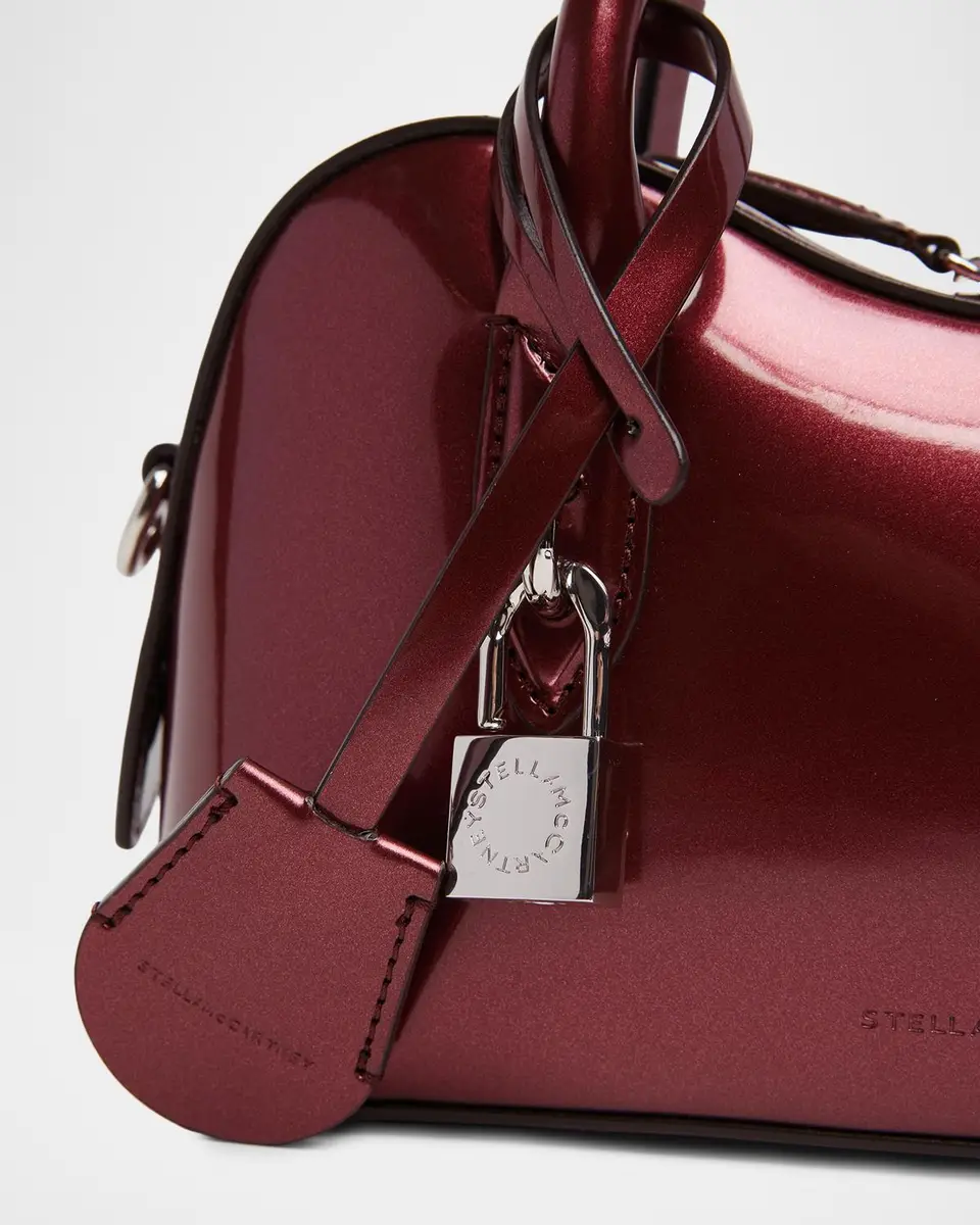 Stella McCartney Ryder Small Glossy Crossbody Bag | Thumbnail 6