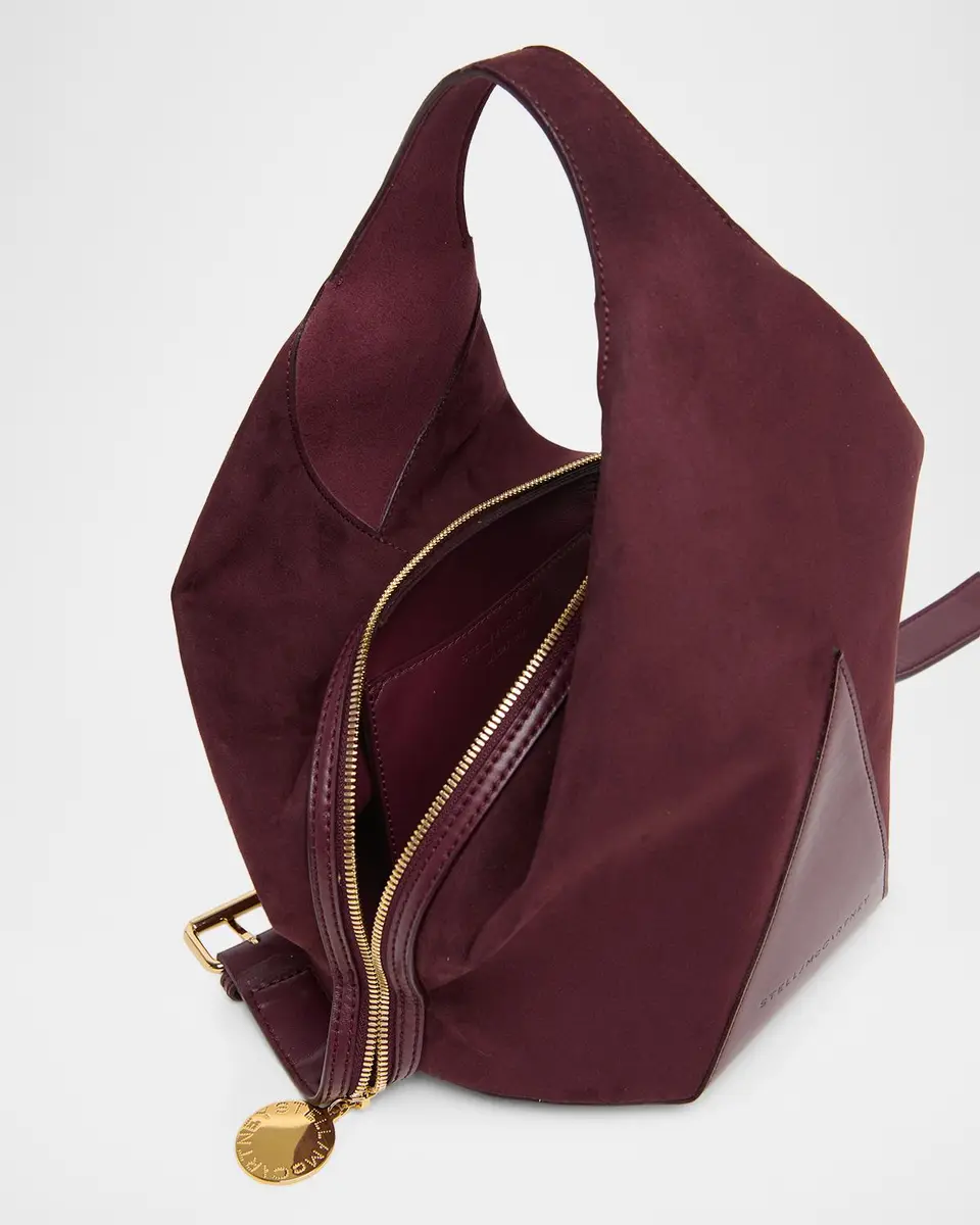 Stella McCartney Appaloosa Small Vegan Suede Bucket Bag | Thumbnail 4 Stella McCartney Appaloosa Small Vegan Suede Bucket Bag | Thumbnail 4